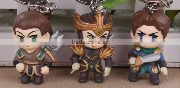 dota 2 keychain,anime keychain,pvc dota 2 keychain