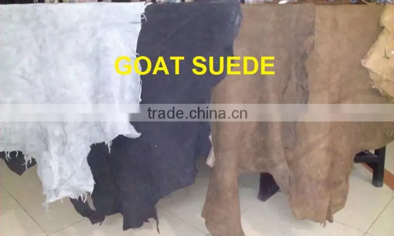 Soft goat suede leather/Sheep skin suede leather