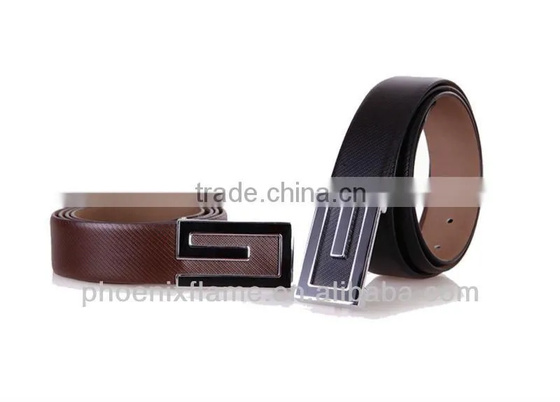 Leather/pu big belt fashion for man