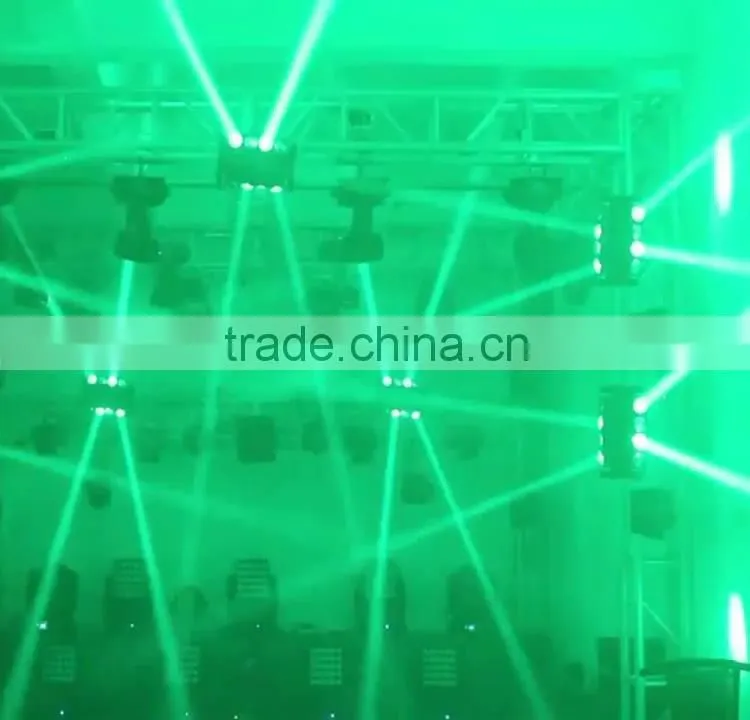 Three Years Warranty White 8*10w or 4in1 RGBW 8x12w Spider Surge 8 Sweeping LED Beam Effect
