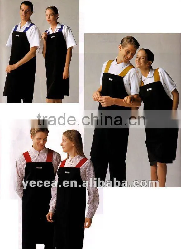 HOT saled promotional kitchen cotton apron uniform