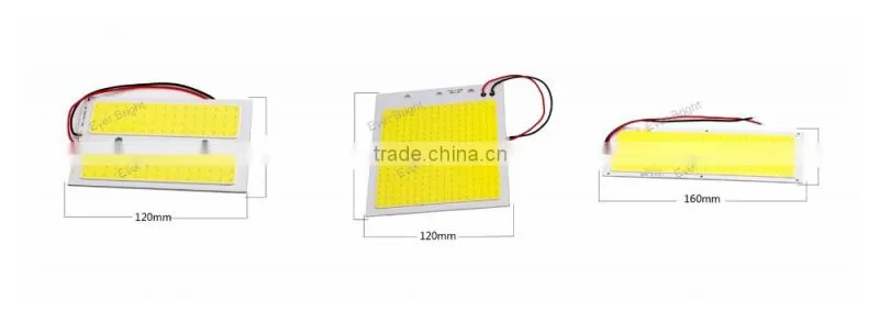 High Power Panel light cob 168smd LED Car Map Read Light led ceiling led panel light 12w