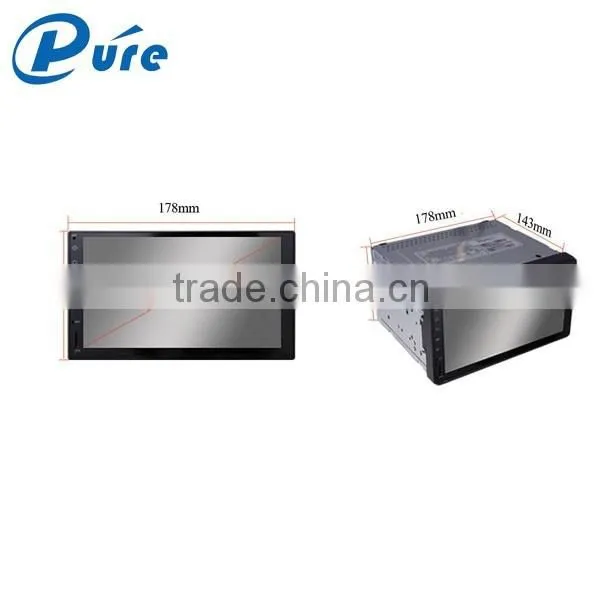 2 Din 7 Inch Car DVD Player Capacitive Touch Screen Car DVD Player 1080P Car DVD Player