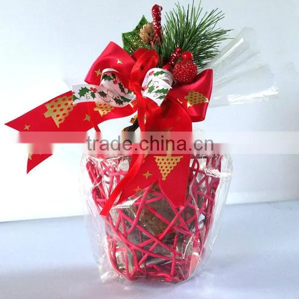 Christams gift package craft ribbon bow, decoration ribbon bow(IBX-103G)
