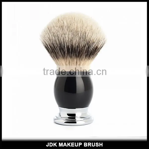 Perfect holy black shaving brush, custom logo metal shaving brush in black hair