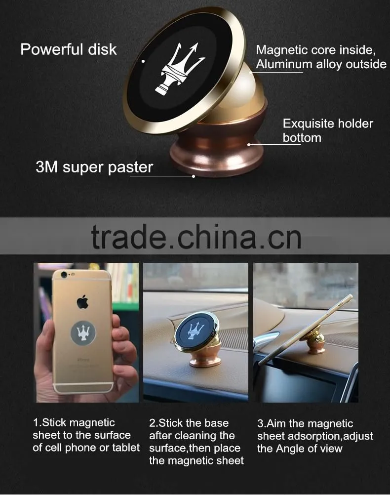 OEM factory hot sell 360 Degree Mobile Phone Holder Vasens Car Accessories