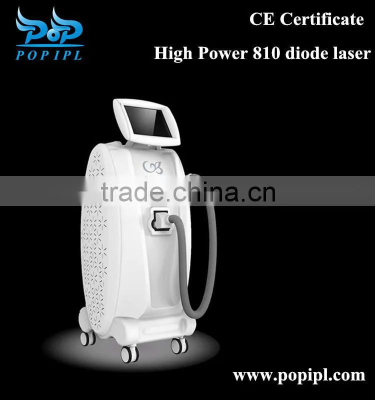 600w diode laser hair removal machine with big spot size pop ipl ce approval poplaser Much Longer working Time