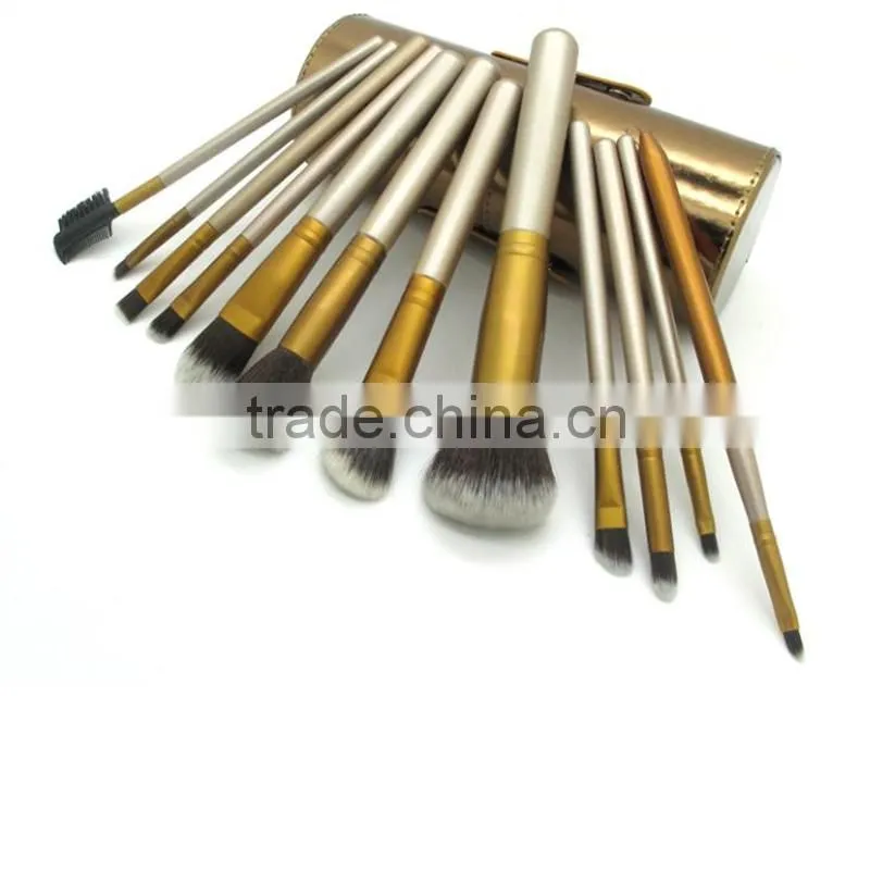 Popular cosmetic makeup brush for foundation 12pcs naked 2 brush makeup
