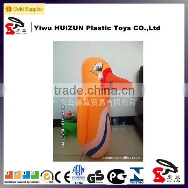 Customized high quality inflatable pvc tumbler kids toys at the shape of woodpecker
