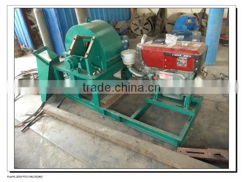 Stable performance wood log/branch crushing machine for sale