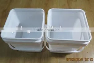 5 liter plastic square bucket pail food grade 5L bucket for packing Paint bucket
