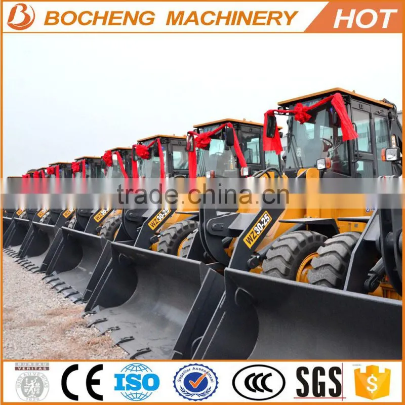 CE approved WZ30-25 65KW 1.0CBM 950kg high reliable small farm tools and equipment and their uses
