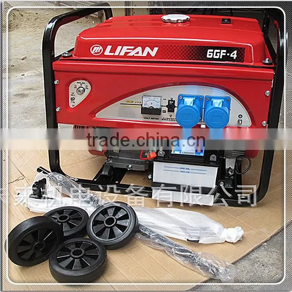 2016 Hot sale Diesel generator 6kva portable battery operated gasoline generator in india price