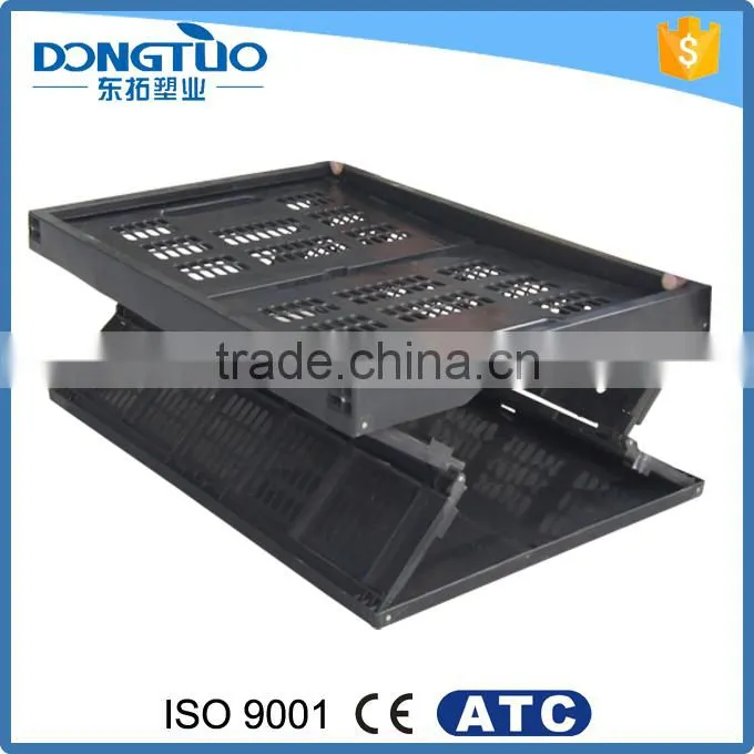 High quality collapsible crate, collapsible plastic crate, stackable crates