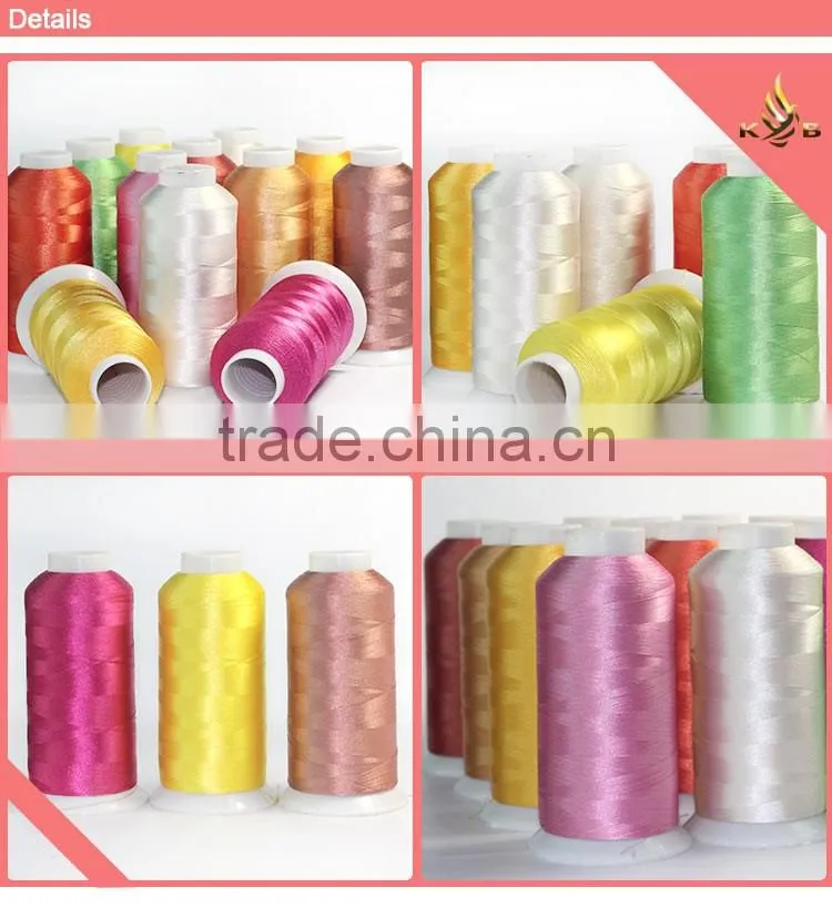 Good quality polyester machine embroidery thread 100% polyester
