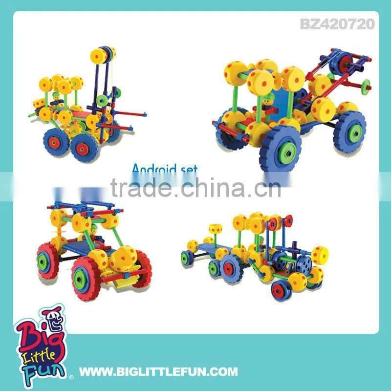 34pcs assemble toy enlighten brick toys