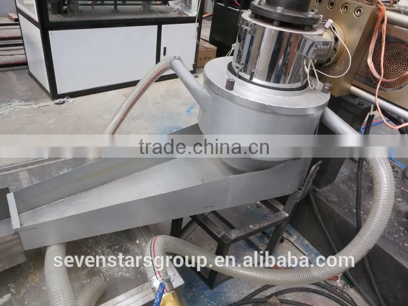 Waste plastic granules recycling machine/pp pe film plastic recycling granulating machine