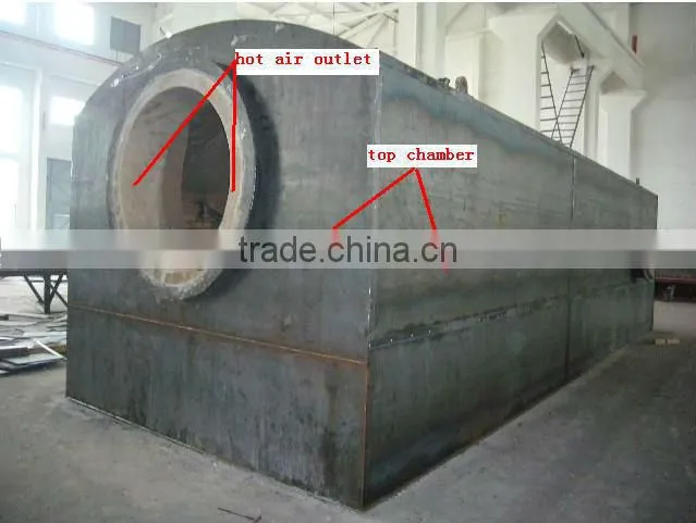 Reciprocating grate hot air generator