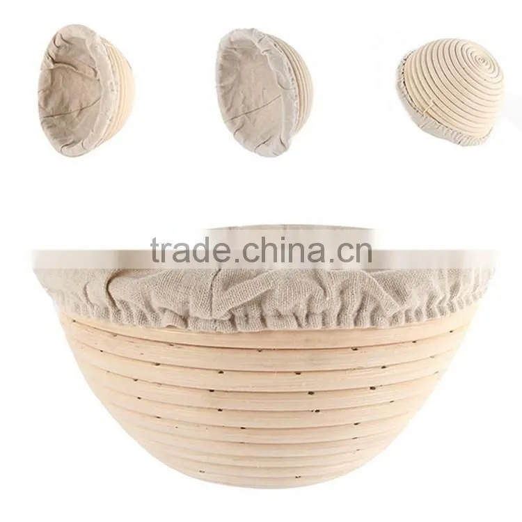 Handmade Large Round Banneton natural Basket