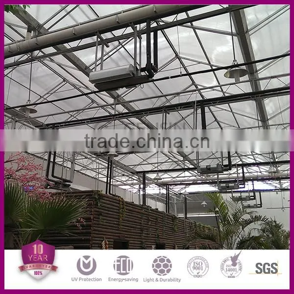 Gensin 6mm/8mm/10mm/12mm/16mm polycarbonate 3-wall sheet/ pc greenhouse sheet/roofing sheet