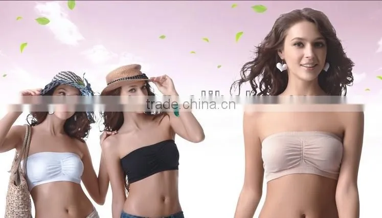 bandeau,Seamless Bandeau Bra,Strapless Bandeau Tube Top Bra