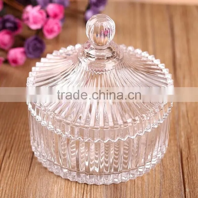 Wholesale glass wedding sugar box