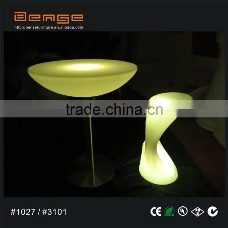 led glass bar table party cocktail tables cooktail table and chair set
