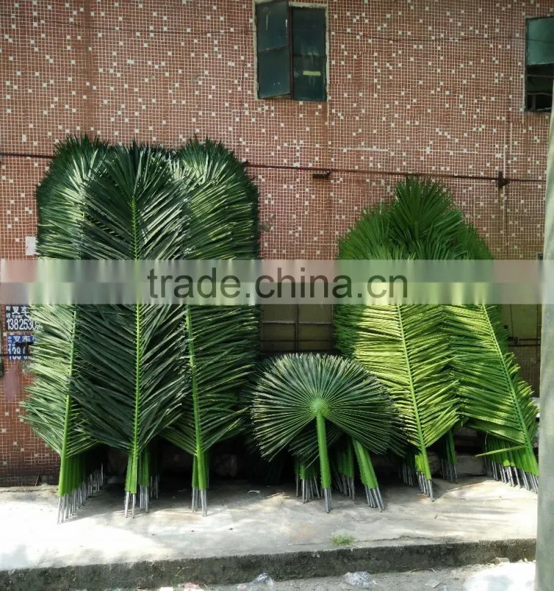 fake palm tree leaves artificial coconut tree leaves
