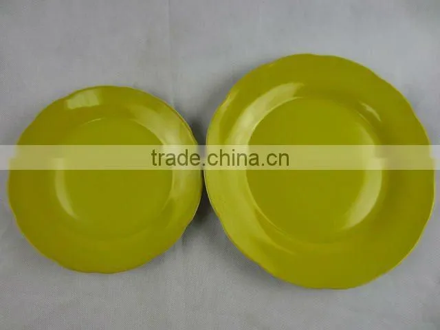 20pcs color glaze dinnerware set