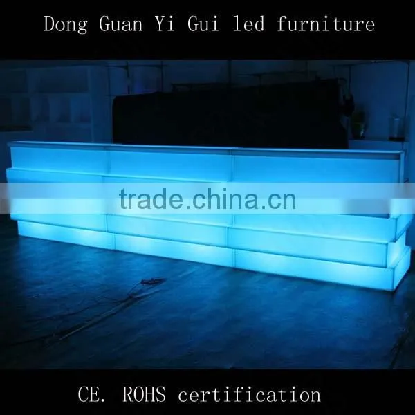 High Quality Party for Events Used Illuminated LED Outdoor Furniture table