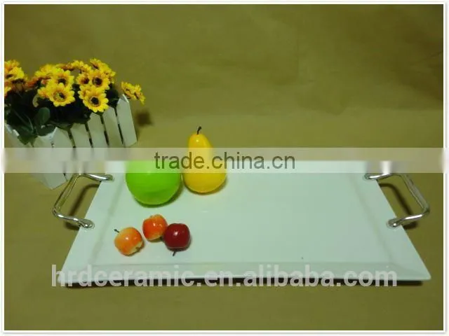 High quality stock ceramic dinner plates with handles with excellent price