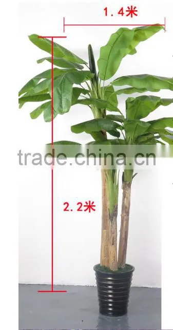 indoor artificial banana tree bonsai potted plants for sale