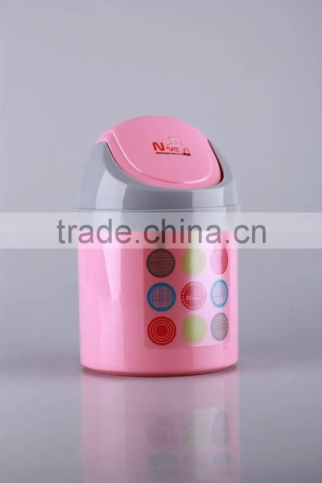 Rubbish Bin Household Garbage Can/Plastic Trash Can