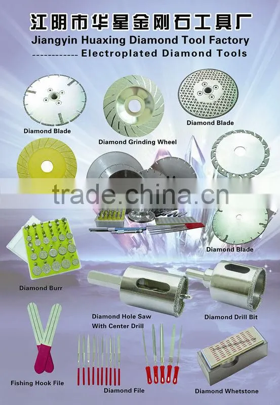 10pcs/set Electroplated Diamond Needle Files for house repairing