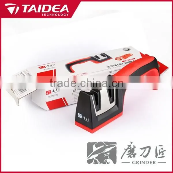 GRINDER Two Stages Chinese Handle Butcher Knife Sharpener