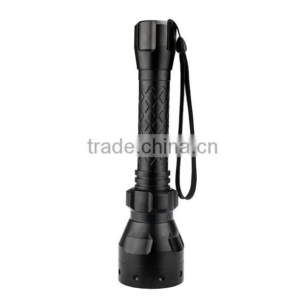 UF-1406 T50 50mm convex lens 2x18650 batteries zoom flashlight torch