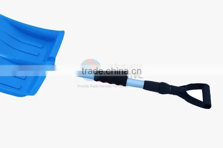 Wholesale Aluminiun Handle Blue Plastic Snow Shovel