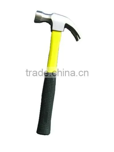 Heavy duty Forged carbon steel Claw Hammers with skidproof handle