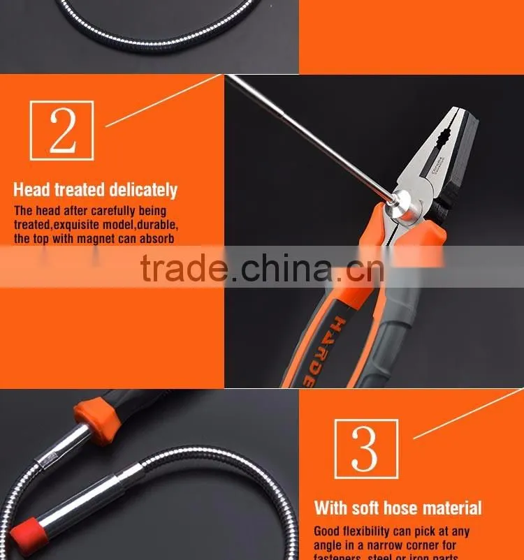 Logo Printed Unique Shape Professional Household Tool Set Magnet Pickup
