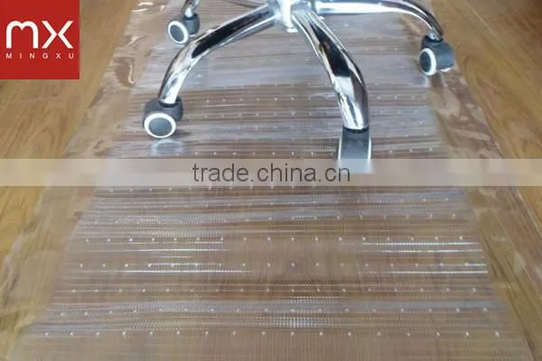 Chair Mat Clear Vinyl 36 X 48 Cleated For Carpet