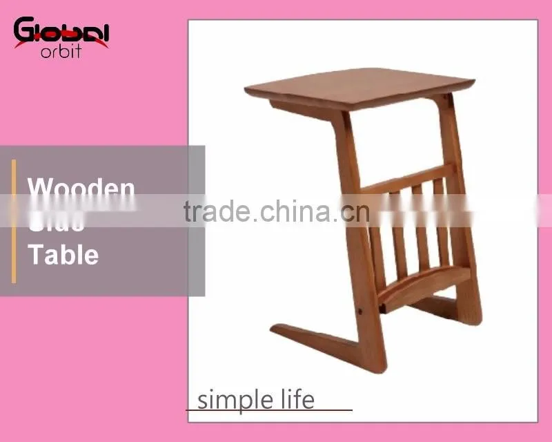 Home Furniture Three Legs Wood Round Wooden Bedside Table