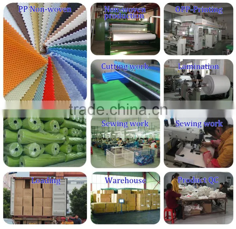 Wholesale non-woven 6 Bottle Wine Bag with Divider