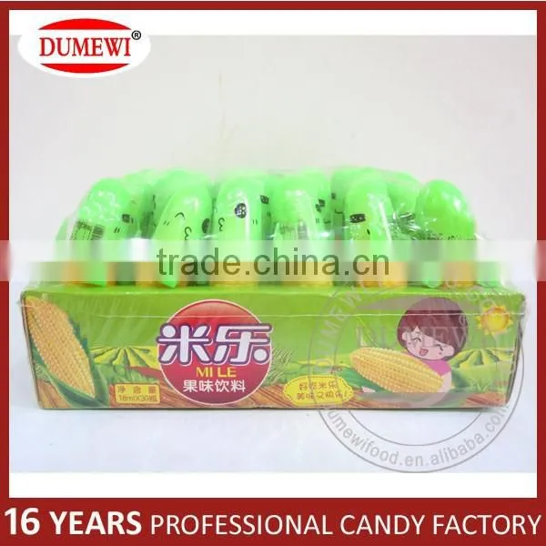 Lovely Corn Shape Fruit Flavor Spray Candy Liquid Candy