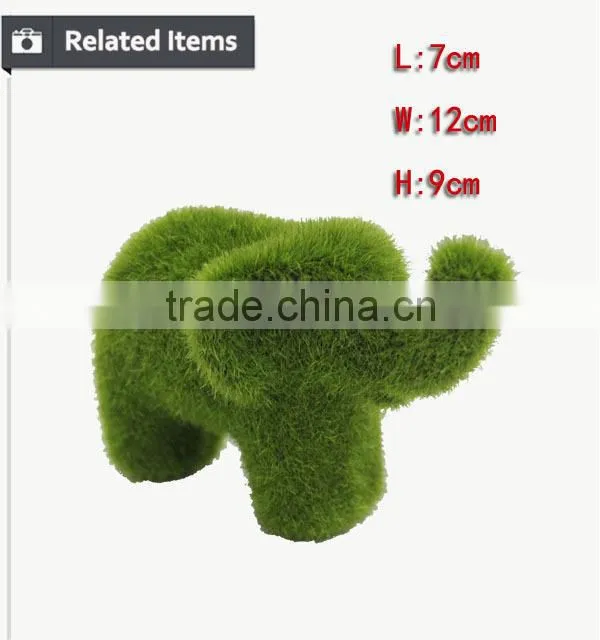 Pet product gardening item for home and garden decoration moss rabbit