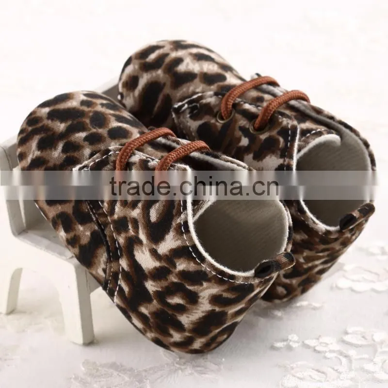 China Wholesale Leopard 12CM Child baby Walker Shoe