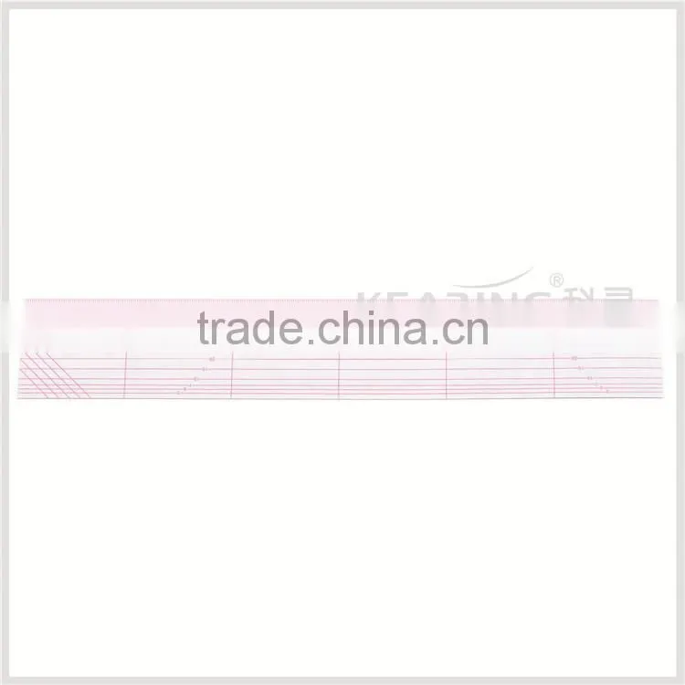 Kearing Flexible 5*30cm Sandwich Line Prinring Patchwork Quilting Ruler Plastic for Fashion Designing #W5151