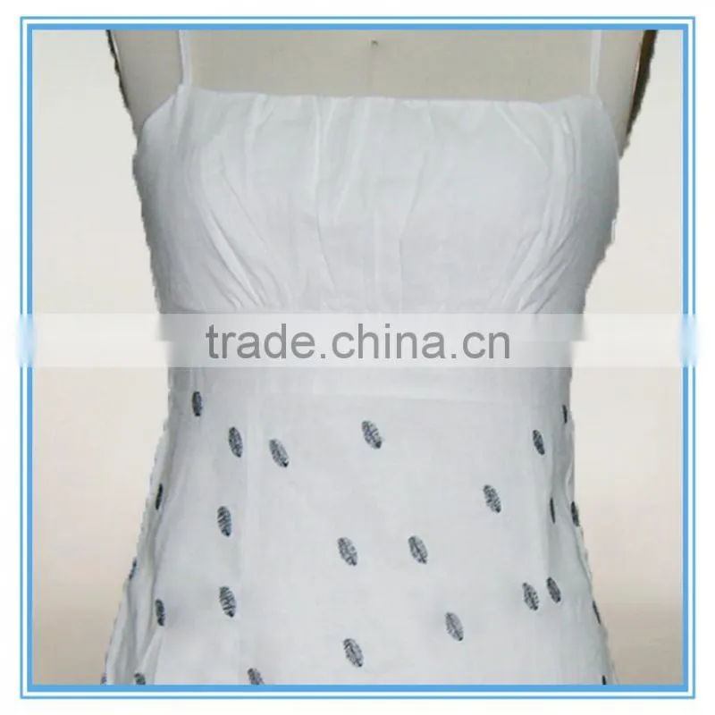 Ladies Spaghetti Strap South Cotton Dress Material Sleeveless Dress