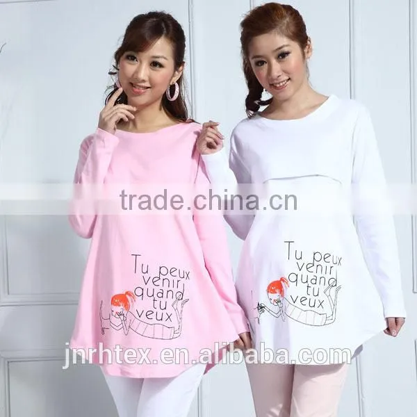 Comfortable 100%cotton printed maternity,maternity clothes in Shandong