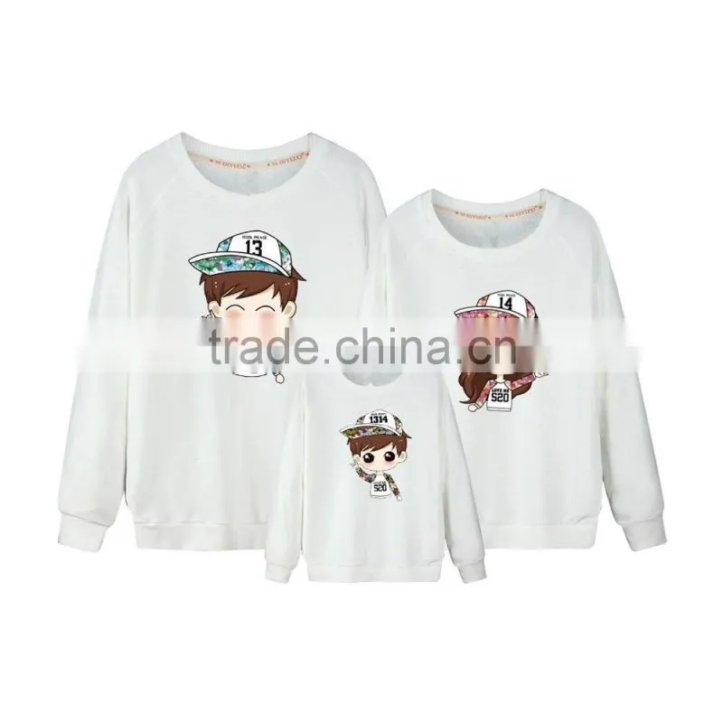 Custom family love couple printing design hoodies for couple