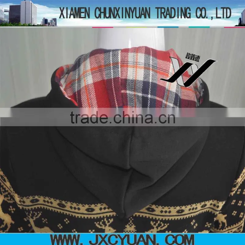 2014 hot sale wholesale men pullover long sleeve hoodies with custom printing